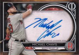 2020 Topps Tribute Boston Red Sox Michael Chavis Autographs 100/199