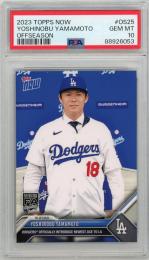 2023 TOPPS NOW Yoshinobu Yamamoto Offseason #OS25【PSA10】《Gem-MINT》 Los Angeles Dodgers