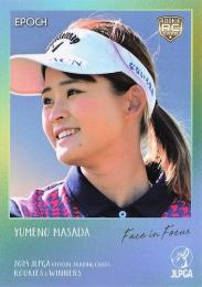 2024 EPOCH JLPGA 日本女子ゴルフ協会 オフィシャルトレーディングカード ROOKIES & WINNERS #FF-18 政田夢乃 Face in FOCUS インサートカード RC