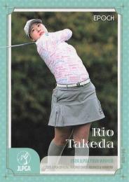 2025 EPOCH JLPGA 日本女子ゴルフ協会 オフィシャルトレーディングカード ROOKIES & WINNERS #1 竹田麗央 レギュラーカード
