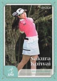2025 EPOCH JLPGA 日本女子ゴルフ協会 オフィシャルトレーディングカード ROOKIES & WINNERS #3 小祝さくら レギュラーカード