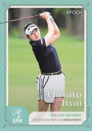 2025 EPOCH JLPGA 日本女子ゴルフ協会 オフィシャルトレーディングカード ROOKIES & WINNERS #4 岩井千怜 レギュラーカード