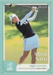 2025 EPOCH JLPGA 日本女子ゴルフ協会 オフィシャルトレーディングカード ROOKIES & WINNERS #17 佐藤心結 レギュラーカード