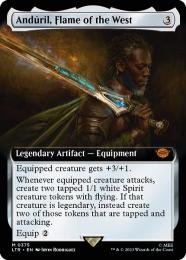 MTG 指輪物語 ポスター 西方の焰、アンドゥーリル ミントモール / MINT GAMES MTG(東日本橋) / 【LTR】【JPN