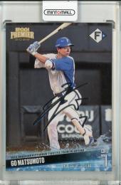 2025 EPOCH 北海道日本ハムファイターズ PREMIER EDITION 松本剛 REGULAR FOIL SIGNATURE シルバー版【016/120】