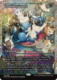 【EN】【FDN】倍増の季節/Doubling Season【フラクチャーFoil】【MTG】