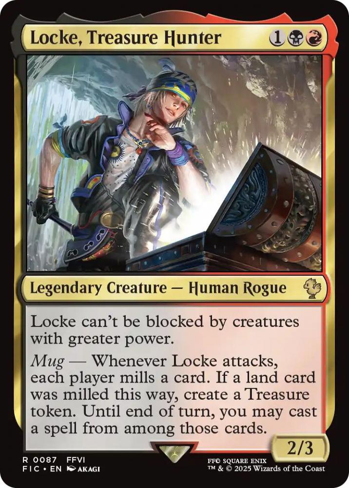 Locke, Treasure Hunter トレジャハンター、ロック- MTG フルアート)トレジャーハンター、ロック/Locke, Treasure Hunter