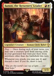 MTG 稀少 リターナーのリーダー、バナン 日本語 拡張アート FOIL ミントモール / MINT GAMES MTG(東日本橋) / 【FIC】【JPN】〈165-R-RW