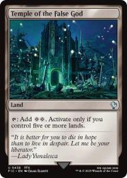 【FIC】【ENG】【サージ・Foil】〈438-U-L〉《邪神の寺院/Temple of the False God》