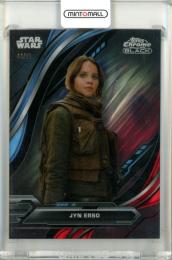 2024 Topps Chrome Black Star Wars Jyn Erso #51 Blue Red Lava Refractors【44/99】