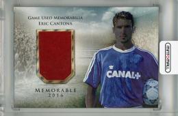 2016 Futera World Football Unique Eric Cantona Memorabilia #MEM09【85/99】