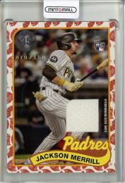 2024 Topps Japan Edition Jackson Merrill 1989 Topps Koi Relics【070/150】《裏面フチやや難あり》 San Diego Padres