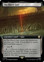 MTG シルバー foil 英語版 黒門 The Black Gate 銀幕 ミントモール / MINT GAMES MTG(東日本橋) / 【LTC】【ENG】《黒門/The