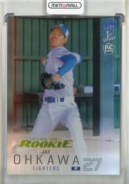 2026 BBM 1st Version 大川慈英 ライトグリーン箔 ルーキーパラレル #050【16/50】 北海道日本ハムファイターズ
