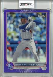 2022 Topps Chrome Update Freddie Freeman Purple Refractors Los Angeles Dodgers