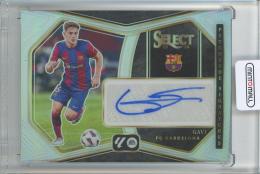2023-24 PANINI SELECT LA LIGA SOCCER Gavi Pitchside Sigantures/Prizm FC Barcelona