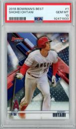 2018 TOPPS Bowman's Best Shohei Ohtani #1【PSA10】《Gem-MINT》 Los Angeles Angels