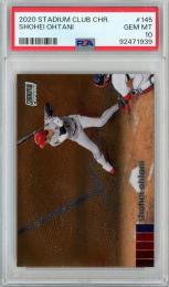 2020 TOPPS STADIUM CLUB CHROME Shohei Ohtani #145【PSA10】《Gem-MINT》 Los Angeles Angels