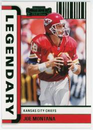 2022 Panini Contenders Legendary Contenders Emerald #LGDJMO Joe Montana