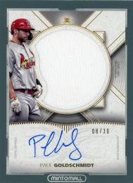 2021 Topps Definitive Collection Baseball St. Louis Cardinals Paul Goldschmidt  Base Autographed Relic Collection 08/30