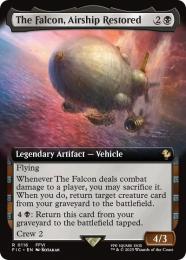 【FIC】【ENG】《よみがえる翼、ファルコン号/The Falcon, Airship Restored》拡張アート版