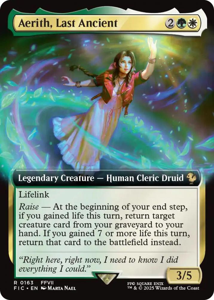 最後の古代種エアリス/Aerith, Last Ancient拡張foil 英語 ミントモール / MINT GAMES MTG(東日本橋) / 【FIC】【ENG
