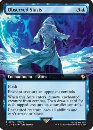 MTG 停滞の光/Observed Stasis FIC 拡張 日本語版FOIL FOIL】【日】停滞の光/Observed Stasis[青R]【FIC】[拡張アート
