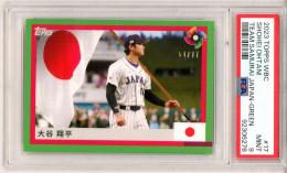 2023 Team Samurai Japan Topps WBC Shohei Ohtani #17 Green【54/77】【PSA9】 Japan