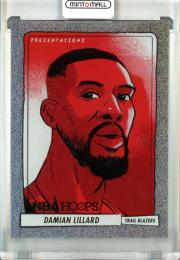 2023-24 Panini Hoops Basketball Damian Lillard Presentations #10 Portland Trail Blazers