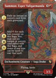 【FIC】【ENG】【Foil】《召喚:幻獣ヴァリガルマンダ/Summon: Esper Valigarmanda》ボーダーレス版