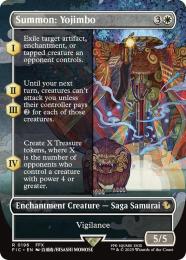 【FIC】【ENG】【Foil】《召喚:ヨウジンボウ/Summon: Yojimbo》ボーダーレス版