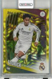 2025-26 Topps UEFA Japan Edition Endrick Gold Inferno Holo #86【08/50】