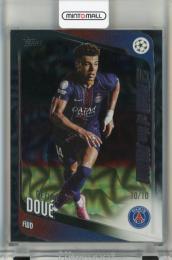 2025-26 Topps UEFA Japan Edition Desire Doue Black Inferno Holo #198【10/10】