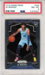 2019-20 Panini Prizm Ja Morant #249 RC【PSA8】