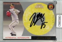 2024 EPOCH 阪神タイガース PREMIER EDITION 西 純矢 AUTHENTIC AUTOGRAPH ゴールド版 直筆サインカード【37/64】