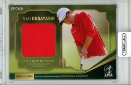 2022 エポック JLPGA 日本女子プロゴルフ協会 オフィシャル 大林奈央 メモラビリアカード 240枚限定 /77