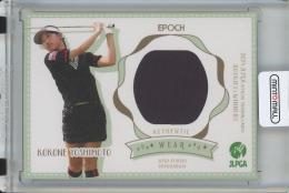 2024 EPOCH JLPGA OFFICIAL TRADING CARDS ROOKIES & WINNERS 吉本 ここね ウエアカード/#PM-08【44/130】