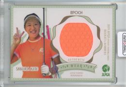 2024 EPOCH JLPGA OFFICIAL TRADING CARDS ROOKIES & WINNERS 鬼頭 さくら ウエアカード/#PM-01【102/130】