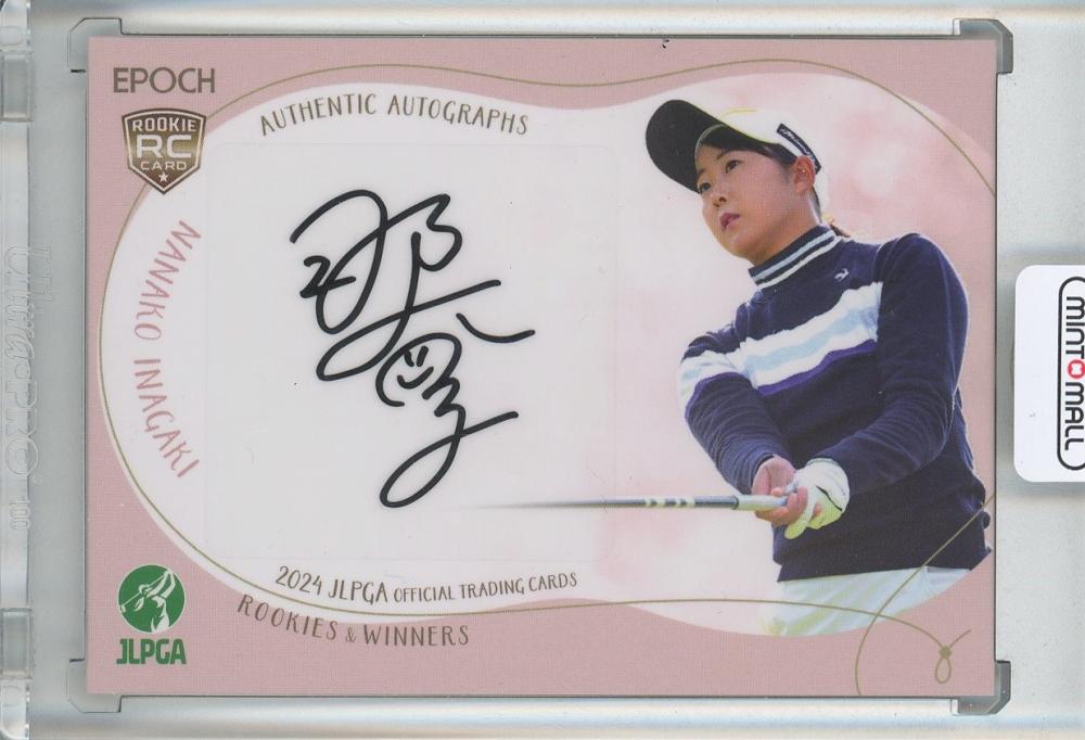 ミントモール / MINT 池袋店 / 2024 EPOCH JLPGA OFFICIAL TRADING CARDS ROOKIES u0026  WINNERS 稲垣 那奈子 直筆サインカード/通常版/#SG-58【8/15】