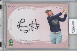 2024 EPOCH JLPGA OFFICIAL TRADING CARDS ROOKIES & WINNERS 李 知姫 直筆サインカード/通常版/#SG-31【4/15】