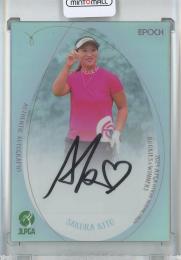 2024 EPOCH JLPGA OFFICIAL TRADING CARDS ROOKIES & WINNERS 鬼頭 さくら 直筆サインカード/パラレル版/#AG-21【2/10】