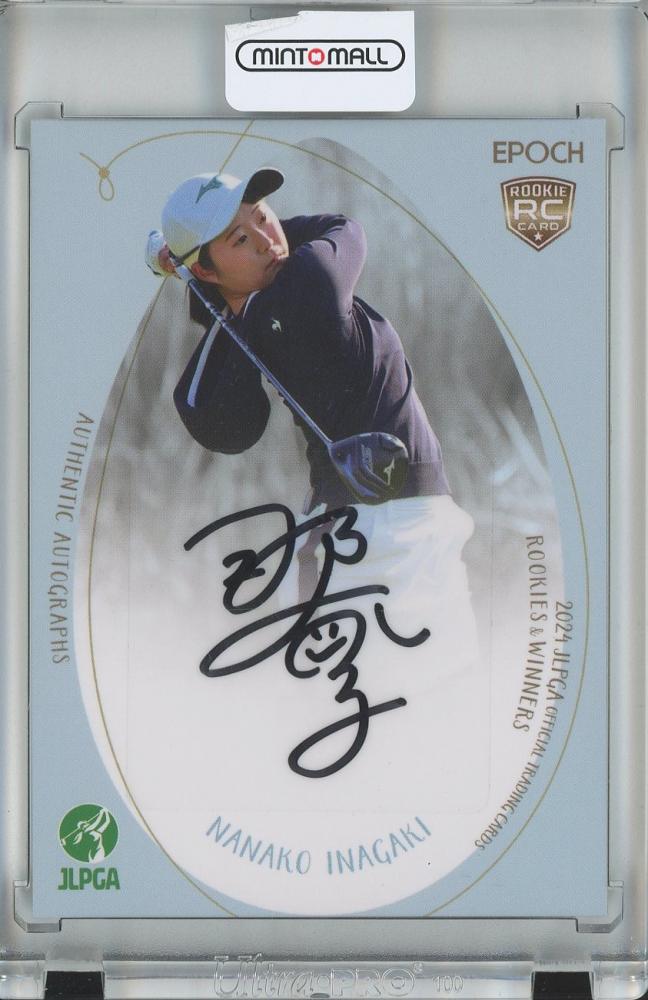 ミントモール / MINT 池袋店 / 2024 EPOCH JLPGA OFFICIAL TRADING CARDS ROOKIES u0026  WINNERS 稲垣 那奈子 直筆サインカード/通常版/#AG-58/RC【80/108】