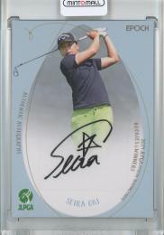 2024 EPOCH JLPGA OFFICIAL TRADING CARDS ROOKIES & WINNERS 沖 せいら 直筆サインカード/通常版/#AG-34【38/44】