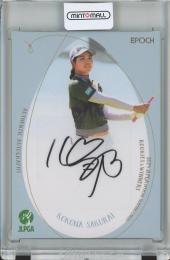 2024 EPOCH JLPGA OFFICIAL TRADING CARDS ROOKIES & WINNERS 櫻井心那 直筆サインカード/通常版/#AG-05【3/10】