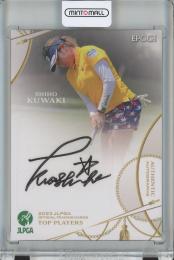 2023 EPOCH JLPGA OFFICIAL TRADING CARDS TOP PLAYERS 桑木 志帆 直筆サインカード/通常版/#AG-49【50/79】