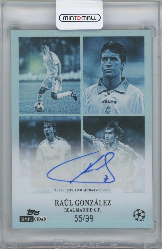 【Raul Gonzalez / ラウル・ゴンサレス】直筆サイン入り写真 ミントモール / MINT 横浜店 / 2025-26 TOPPS Simplicidad UEFA Club