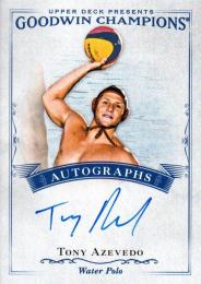 2016 UPPER DECK Goodwin Champions  Tony Azevedo (Water Polo) Autograph