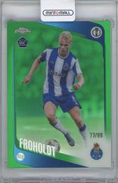 2025-26 TOPPS Chrome UEFA Club Competitions Green Refractors #91 / VICTOR FROHOLDT(FC Porto) 【77/99】