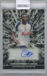 2025-26 TOPPS Chrome UEFA Club Competitions Black Lazer Autographs / MOHAMMED KUDUS(Tottenham Hotspur)