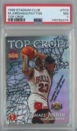 1996-97 Stadium Club Michael Jordan/Gary Payton Top Crop #TC9【PSA7】 Chicago Bulls/Seattle Supersonics
